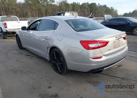 2014 Maserati Quattroporte Gts z USA, uszkodzony, nr VIN ZAM56PPA6E1072992